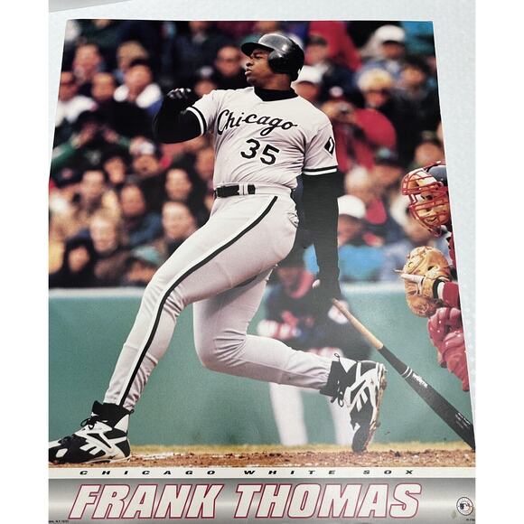 RARE FRANK THOMAS WHITE SOX 1995 MLB POSTER 20x16 Baseball - Picture 15 of 16